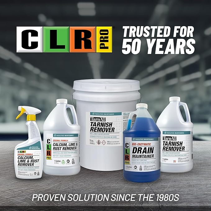 CLR PRO Calcium, Lime and Rust Remover, 1 Gallon Bottle