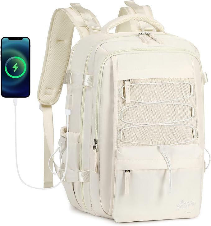 Travel Backpack for Women Men 17 Inch Laptop Backpacks with USB Port Carry on Bag Airline Approved Large College School Bo...