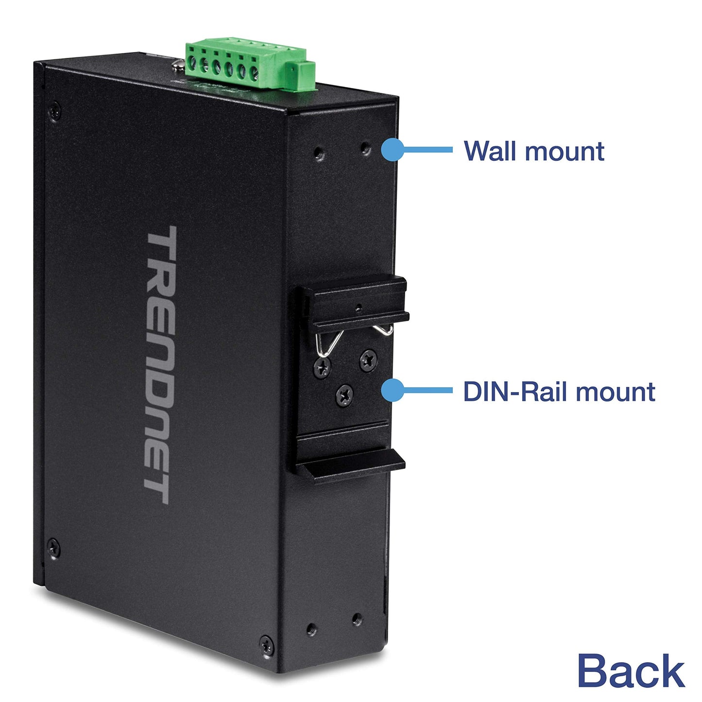 Trendnet 8-Port Industrial Fast Ethernet Din-Rail Switch, Ti-E80, 8 X Fast Ethernet Ports, Ip50 Rated, Extreme Temperature Opera