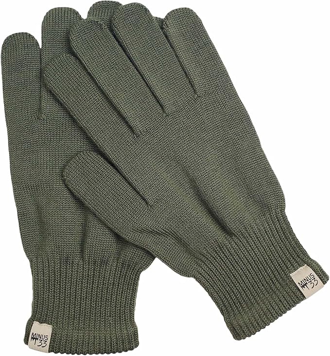 Merino Wool Glove Liner - Warm Base Layer - Ski Liner Glove - 3 Season Wear - Multiple Colors and Sizes