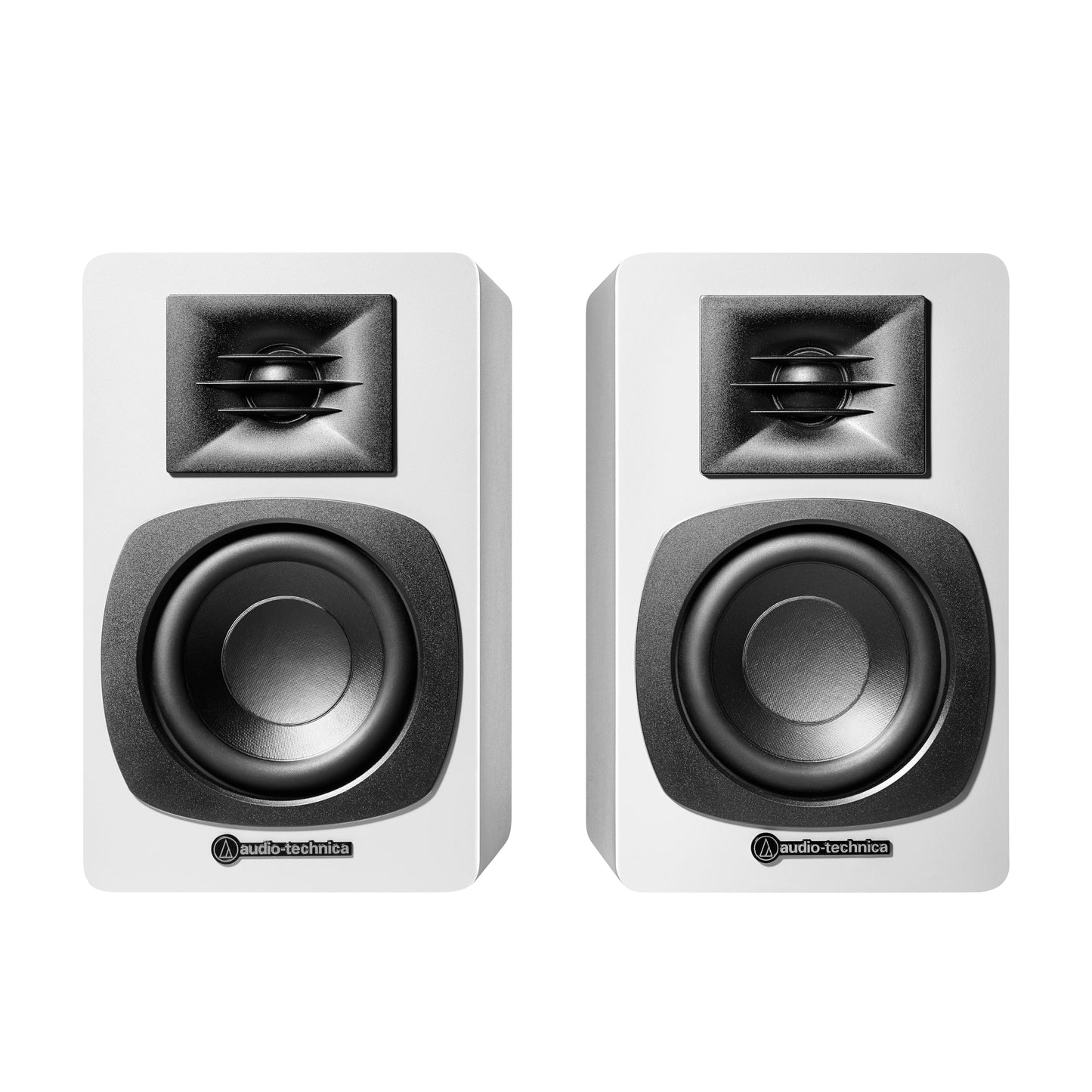 Audio-Technica At-Sp3Xwh Powered Bookshelf Speaker