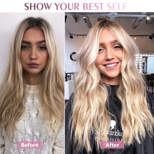 Fimislosion Real Hair Extensions Clip in Human Hair, Seamless Clip in Hair Extensions Real Human Hair, 18 Inch Clip ins extensions for women, Honey Blonde With Bleach Blonde 120G 7Pcs