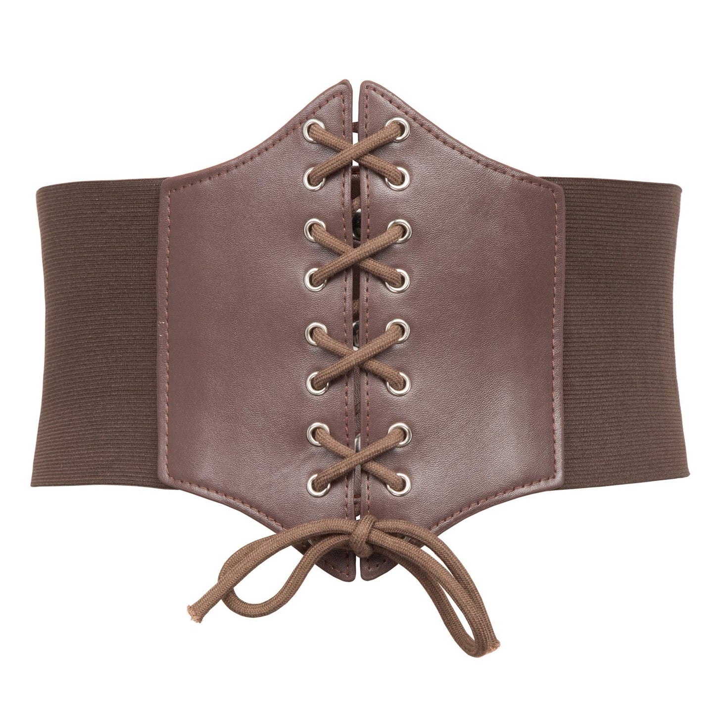GRACE KARIN Medieval Victorian Costume Dress Corset (L,Black+Coffee)