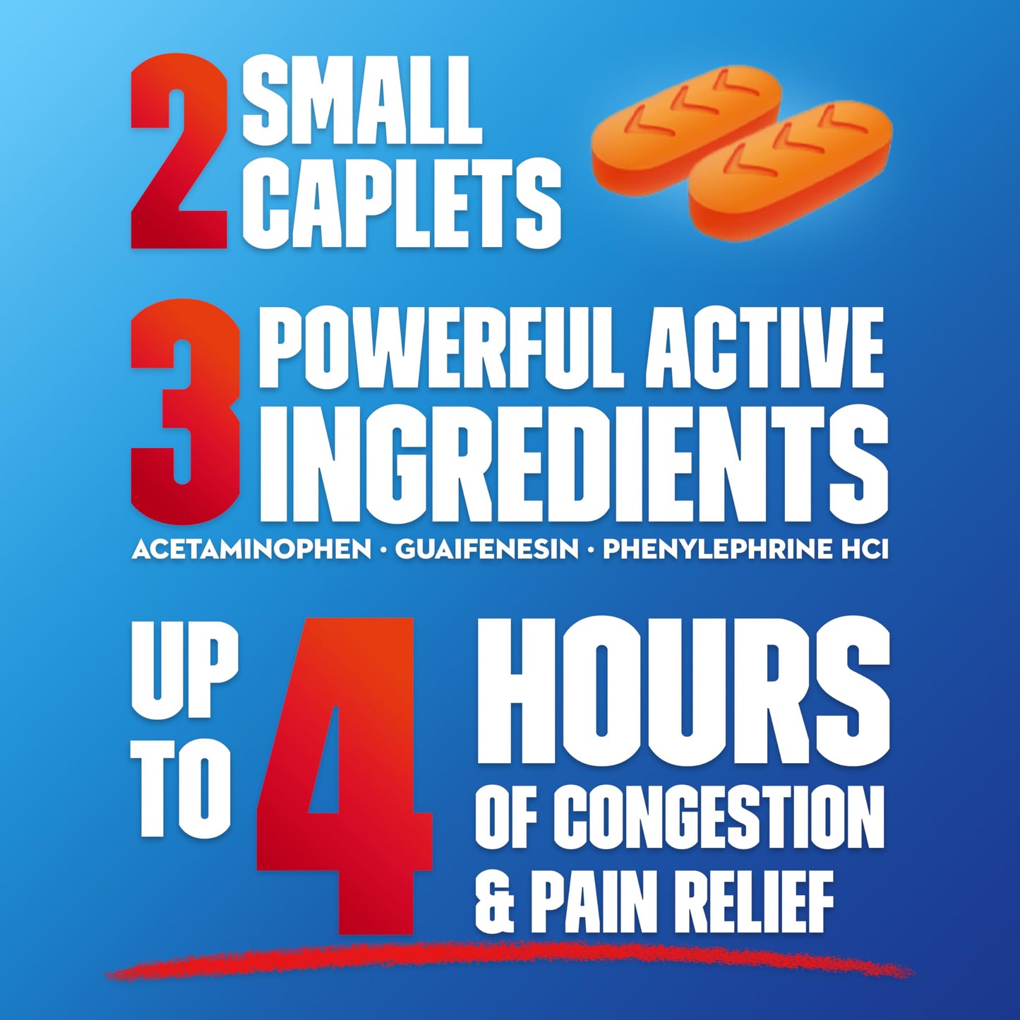 Mucinex Sinus-Max Severe Congestion Relief Caplets, 20 Count