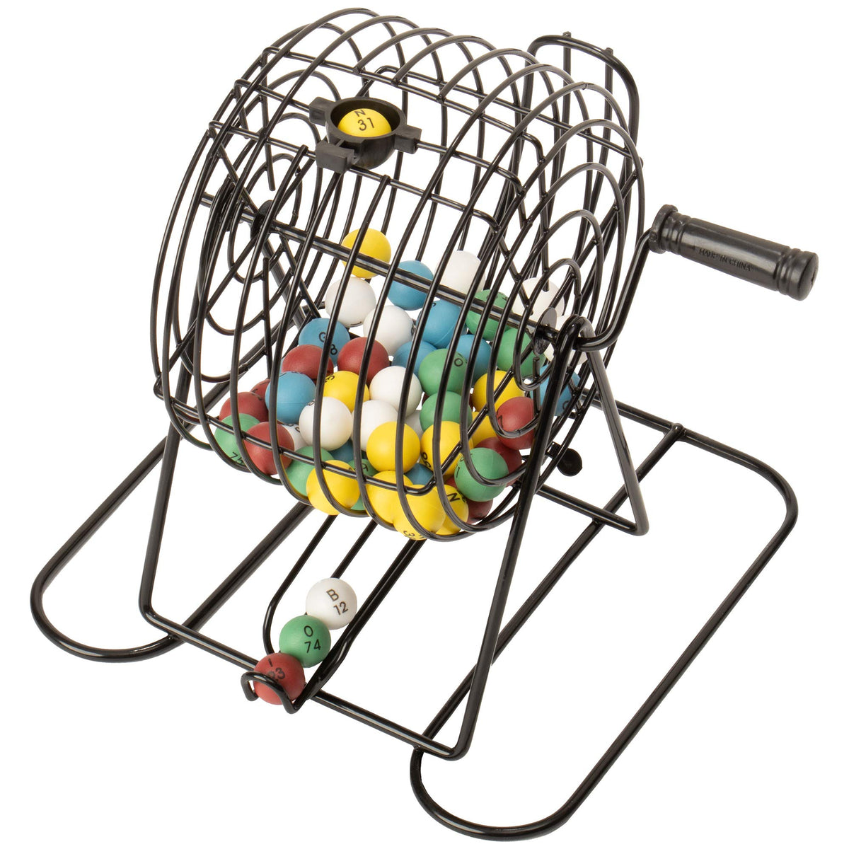 Royal Bingo Supplies Deluxe Bingo Game + Free Expansion Set 50 Premium Cards, 300 Vibrant Chips, 75 Calling Balls, 6” Bingo Cage - Premium Bingo Set for Large Groups and Parties
