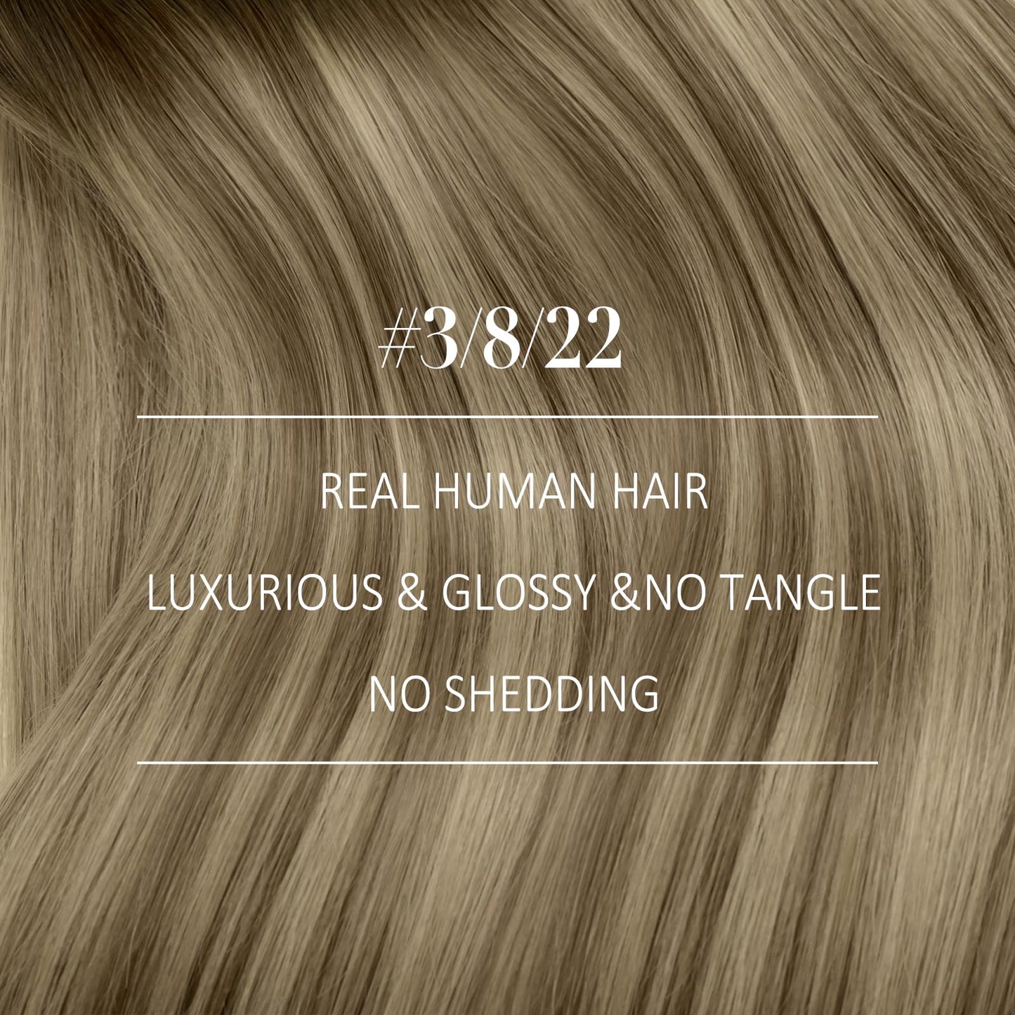 YoungSee Weft Extensions Human Hair Brown Ombre Sew in Real Hair Extensions Soft Weft for a Smooth and Natural Finish 20Inch 100