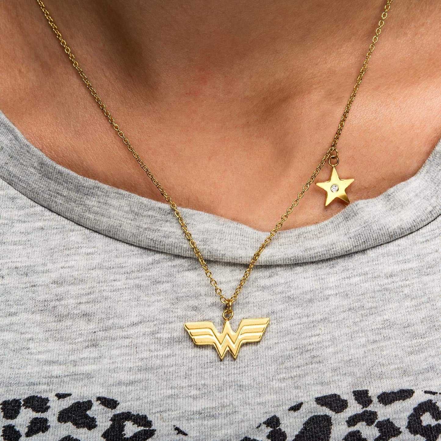 DC Comics Wonder Woman Stainless Steel Necklace