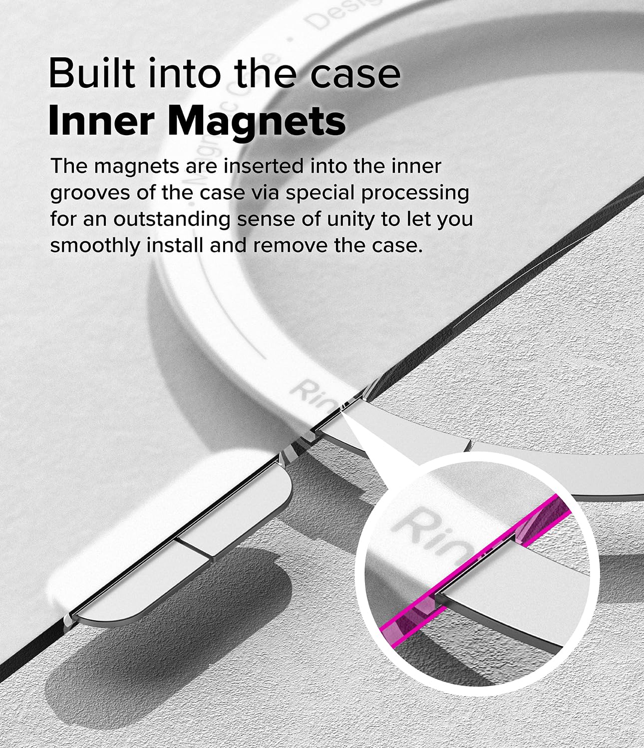 Ringke Fusion [Oil & Dirt Resistant] Compatible With Iphone 16 Pro Case And Compatible With Magsafe, Uv Coating For Scratch & Di