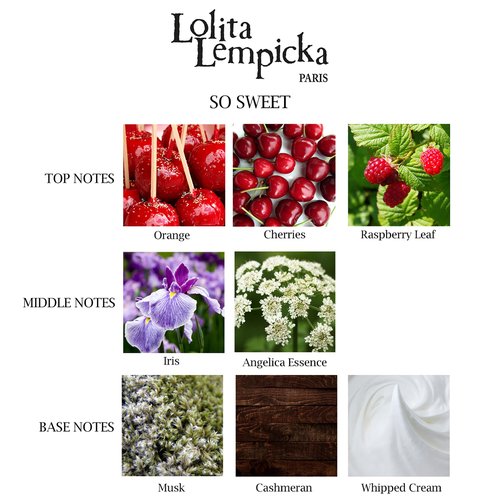 Lolita Lempicka So Sweet Eau De Parfum Spray - Floral Fruity Gourmand - Ideal for Daily Wear and Special Events - 1.7 Oz