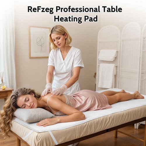 ReFzeg Massage Table Warmer Heating Pad Professional SPA Massage Bed Warmer with 4 Heat Settings, 8 Hour Auto-Off and Overheat Protection for Massage Bed & Spa, 30" x 71"