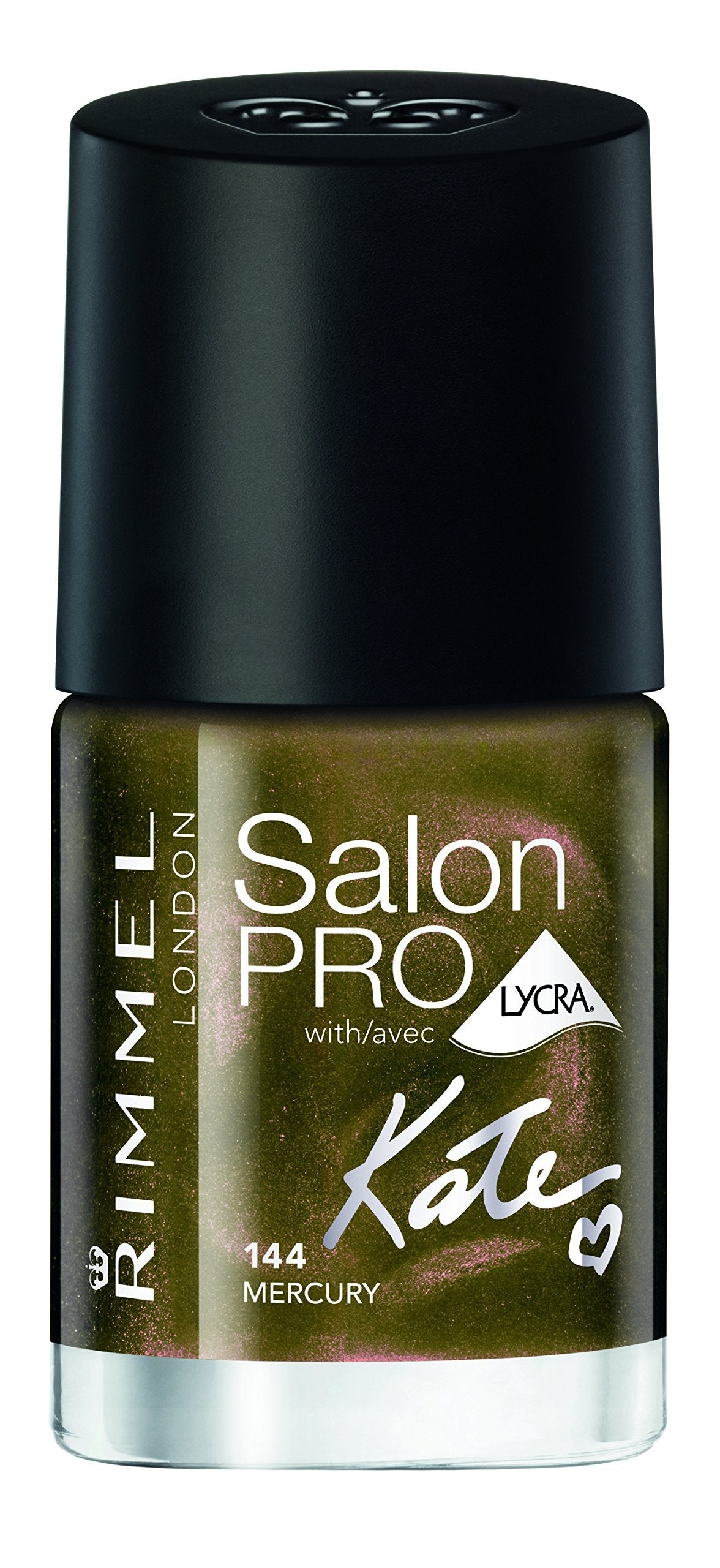Rimmel Salon Pro with Lycra By Kate Nail Polish, 144 Mercury, 0.4 Fluid Ounce