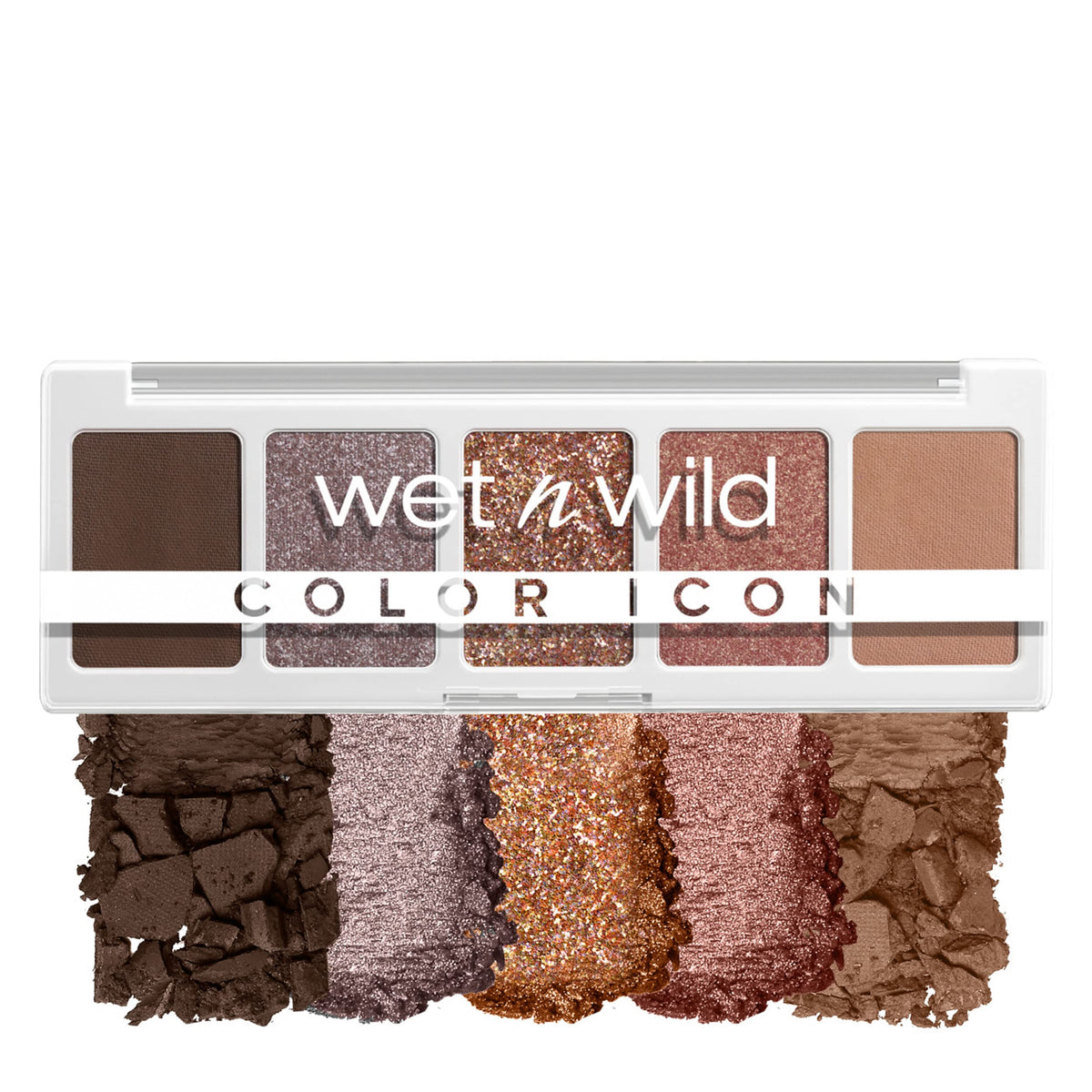 wet n wild Color Icon Eyeshadow Makeup 5 Pan Palette, Matte, Shimmer, Metallic, Long Wearing, Rich Buttery Pigment, Cruelty Free
