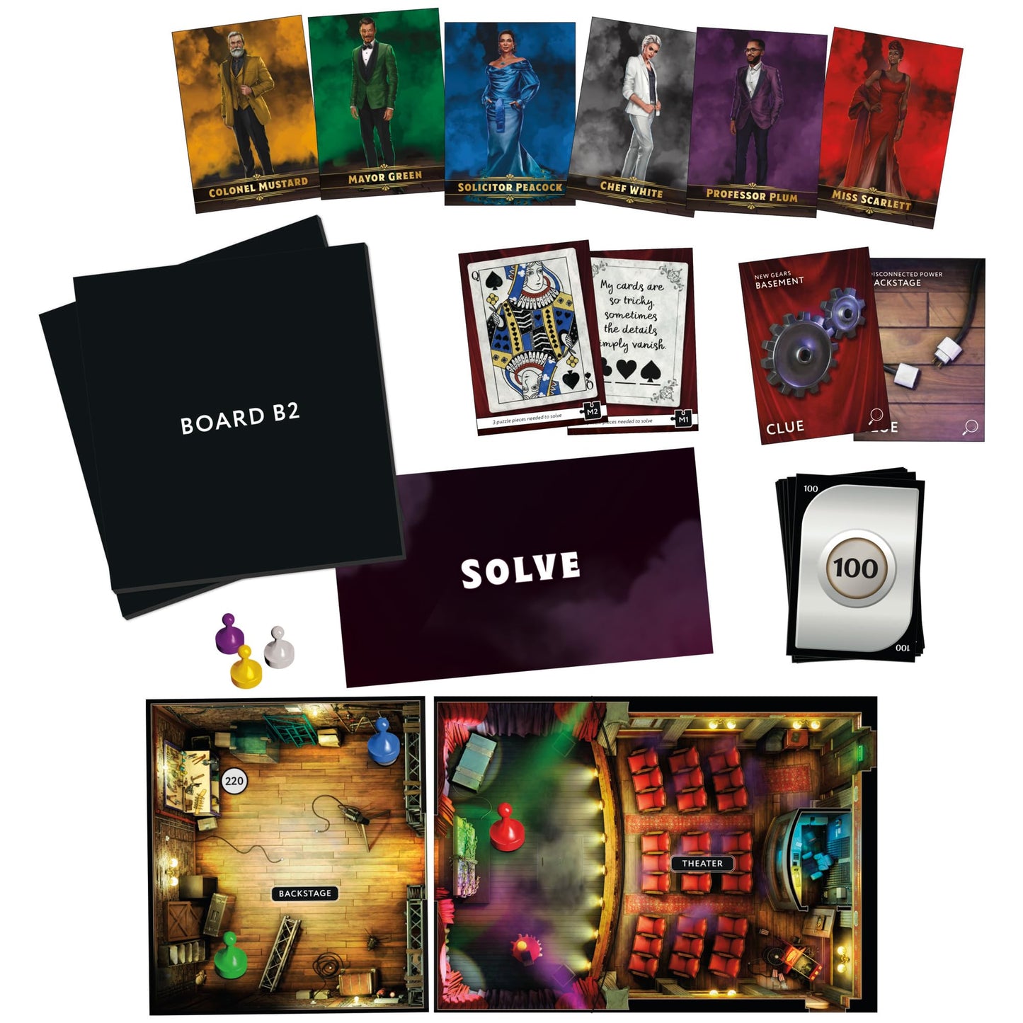 Clue Escape: The Illusionist’s Club Board Game | Escape Room Family Game | 1-Time Solve Mystery | Ages 10+ | 1-6 Players | Difficulty 4 | 90-120 Mins. (Amazon Exclusive)