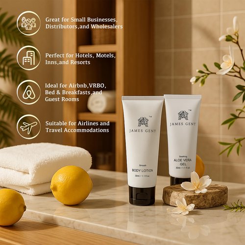 Travel Size Body Lotion and Aloe Vera Gel Bulk 120 Pack Individually Wrapped Body Moisturizing Small Size Olive Oil and Green Tea Extract Infused Hotel Toiletries and Supplies for Guests