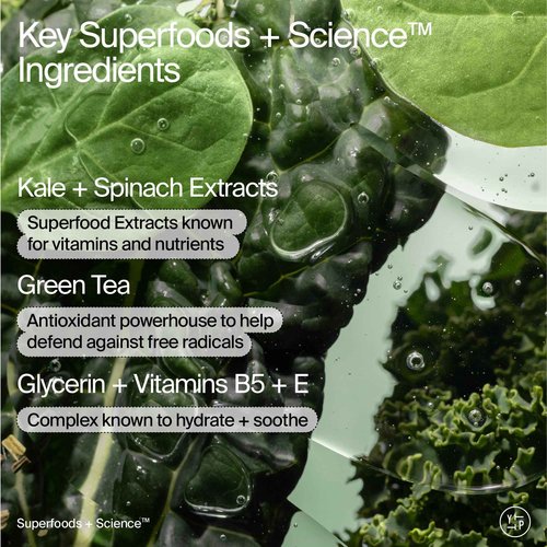 Youth To The People Supercharged Cleansing Duo - Bestselling Superfood Kale + Green Tea Face Wash (8oz) - Superfruit Papaya + Vitamin C Gentle Exfoliating Cleanser (5oz) - Vegan