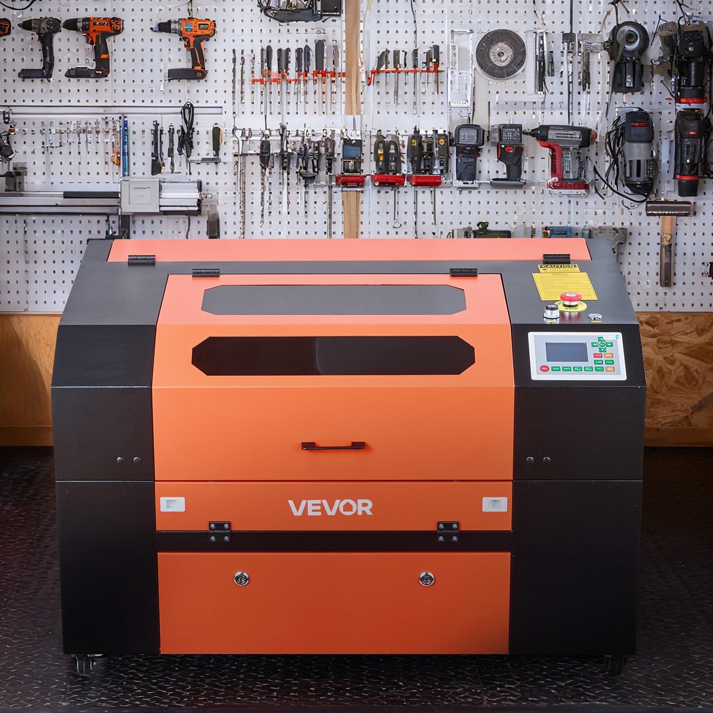 VEVOR 50W CO2 Laser Engraver, 20 x 12 in, CO2 Laser Engraver Cutter Machine with 4 Way Pass Air Assist, Engraving Cutting Machine, Compatible with LightBurn CorelDRAW RDWorks, for Wood Acrylic Glass
