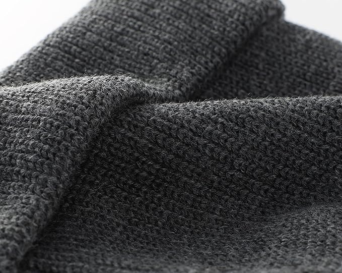 Connectyle Classic Double Layer Knit Beanie Hat Warm Thick Acrylic Winter Hats Daily Cuffed Beanies Watch Hat for Men Women