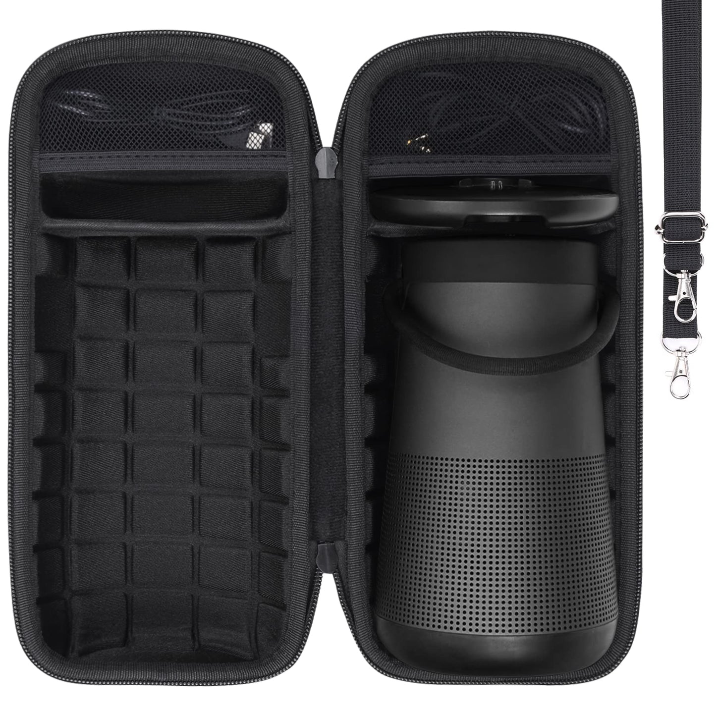 Co2Crea Hard Case Bag Replacement For Bose Soundlink Revolve+ Series Ii Revolve Plus Bluetooth 360 Speaker Replacement For Charg
