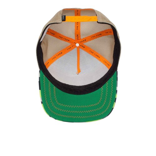Goorin Bros. The Farm Kablamo Camo Collection Unisex Adjustable Trucker Hat, Lime (El Sorro Dorado), One Size