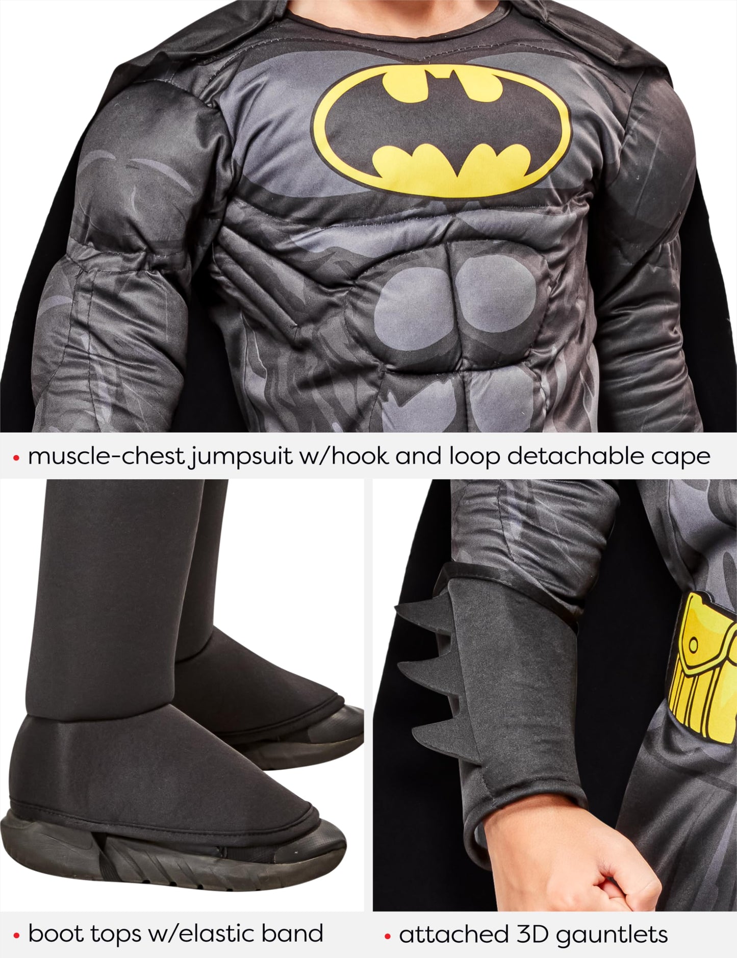 Rubies DC Comics Superheroes: Batman Costume for Kids, Boy's Small