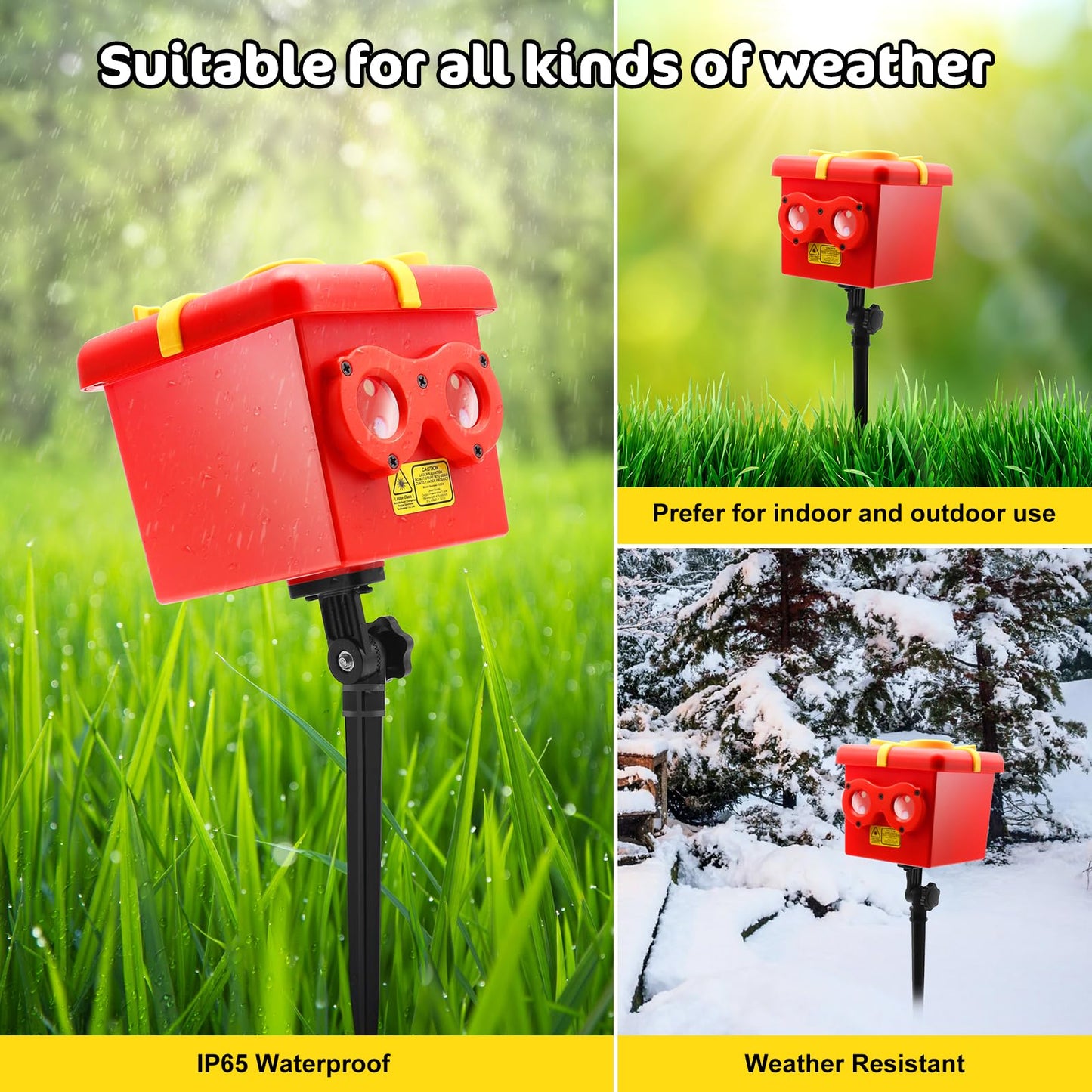 Christmas Halloween 13 Patterns Themes Gift Box Projector Lamp¡ê?Led Projector Lights with Remote Control¡ê?IP65 Waterproof Garden Decoration Lights,Indoor Outdoor Holiday Decor,Festival Gifts