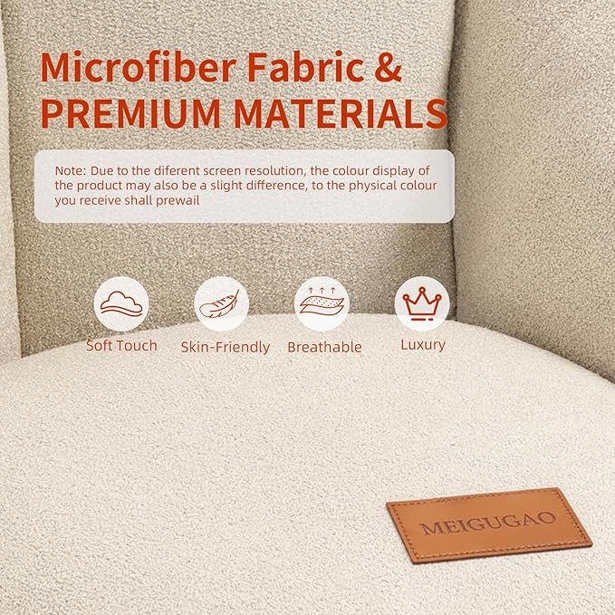 Bean Bag Chairs, Gaint Bean Bag Couch with Memory Foam for Adults and Kids, Microfiber Upholstered Sofa with Ottoman, Comfy Lazy Bean Bag Reading Chair for Living Room