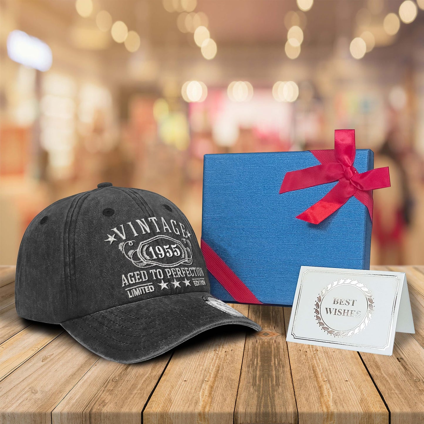 70th Birthday Gifts for Men Grandpa,1955 for 70 Year Old Vintage Baseball Hat, Turing 70th Parents