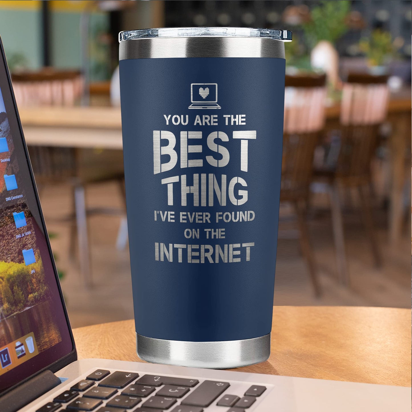 SUCHAGIFT Gifts for Him, Boyfriend, Husband - Boyfriend, Husband Gifts - Anniversary, Valentines, Birthday Gift Ideas for Him - Love Romantic Gift Ideas for Him - 20 Oz Stainless Steel Tumbler