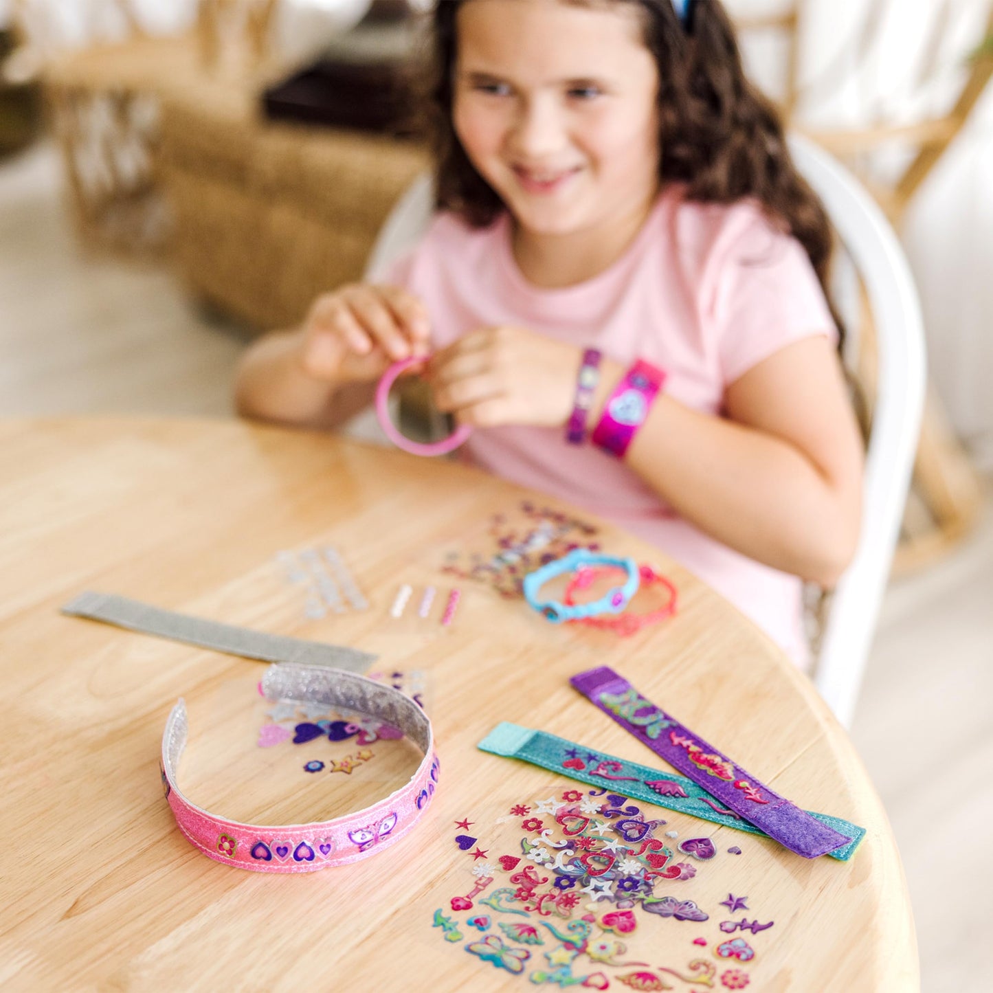 Melissa & Doug Design-Your-Own Jewelry-Making Kits - Bangles, Headbands, and Bracelets