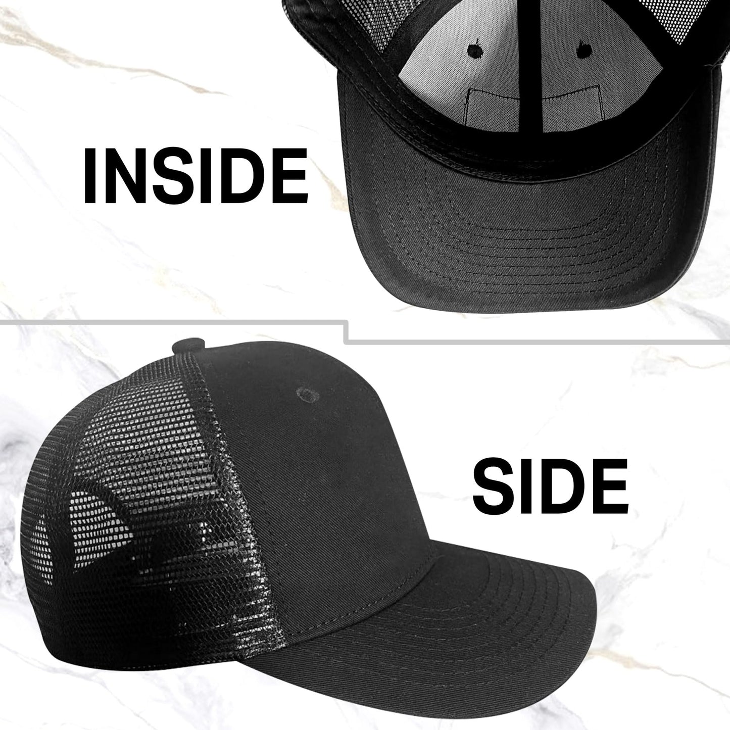 Gifts for Dad, Men,Him, Husband, Grandpa - Dad Gifts for Fathers Day Hat - Ideas Birthday 40th 50th 60th 70th 80th - I Fix Stuff Trucker Hat Black