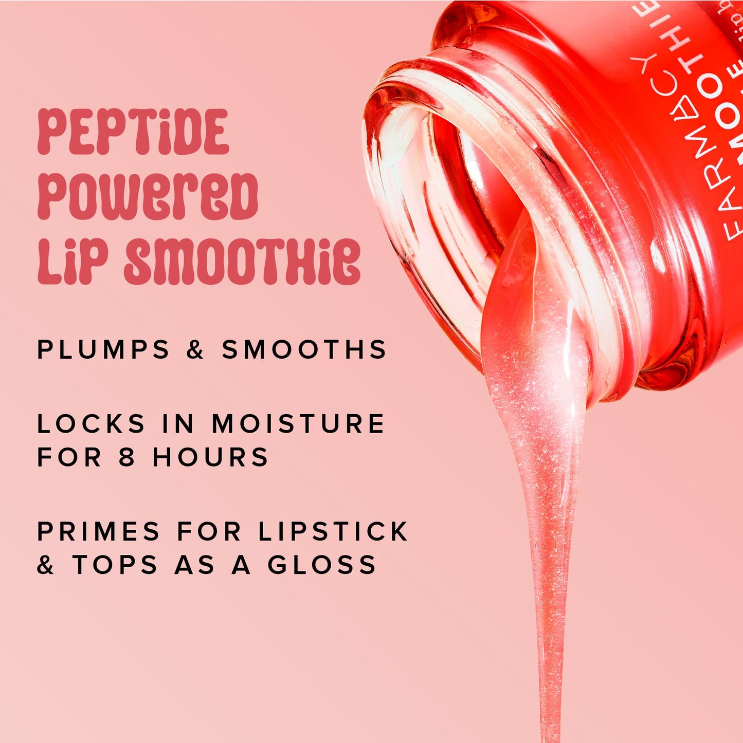 Farmacy Plump + Shine Lip Smoothie Duo - Peptide Lip Balm - Lip Moisturizer & Plumper with Vitamin C - Apple & Mango with High G
