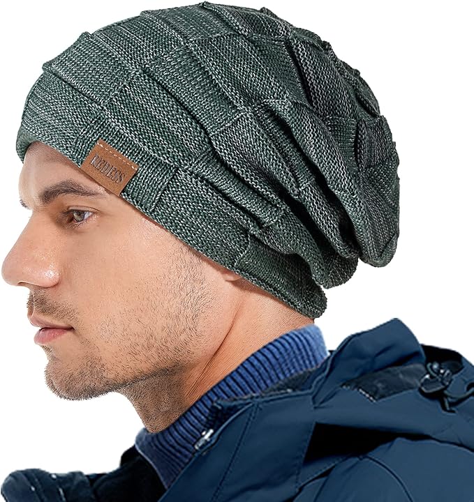 REDESS Beanie Hat for Men and Women Winter Warm Hats Knit Slouchy Thick Skull Cap