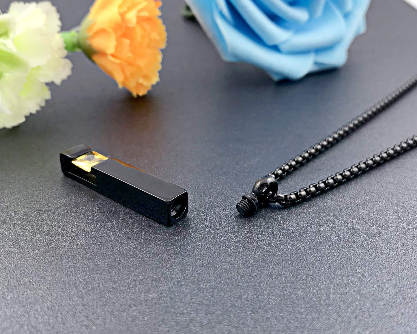 YOUFENG Urn Necklaces for Ashes Birthstone Cube Urns for Human Ashes Memorial Cremation Urn Locket Keepsake Ashes Jewelry (Novem