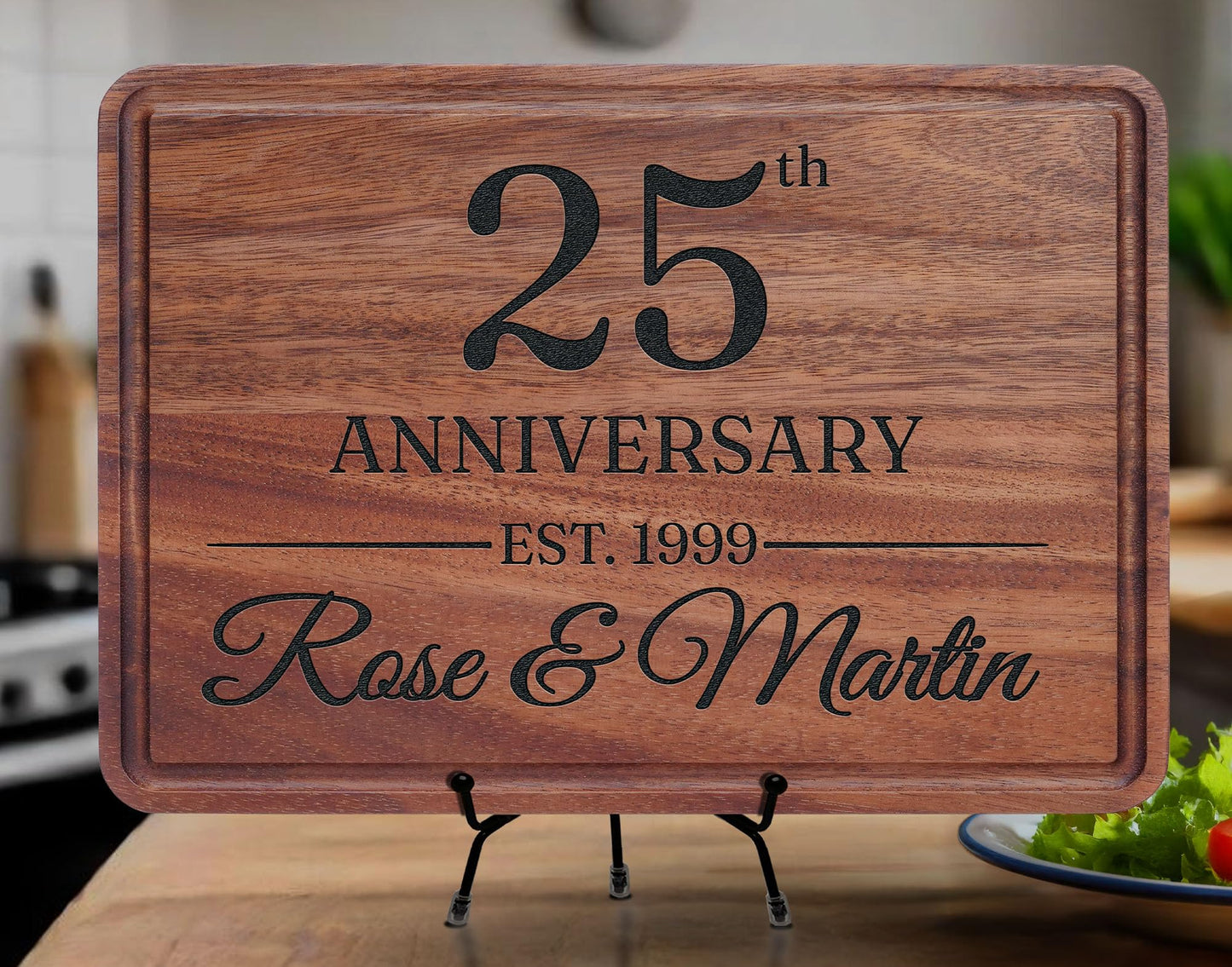 Anniversary, Wedding Gifts for Couple 2025, Personalized Cutting Board, Gift for Parents, Him, Her, Valentine's Day, Christmas, Housewarming, Custom Present For Wife, Husband