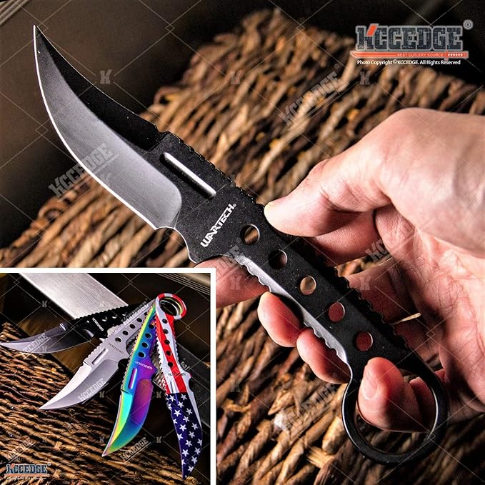 Gerber Vista 3.0 Serrated Edge Full Tang Fixed Blade Knife with Kydex Sheath - Hunting, Camping, Survival & Tactical Gear...