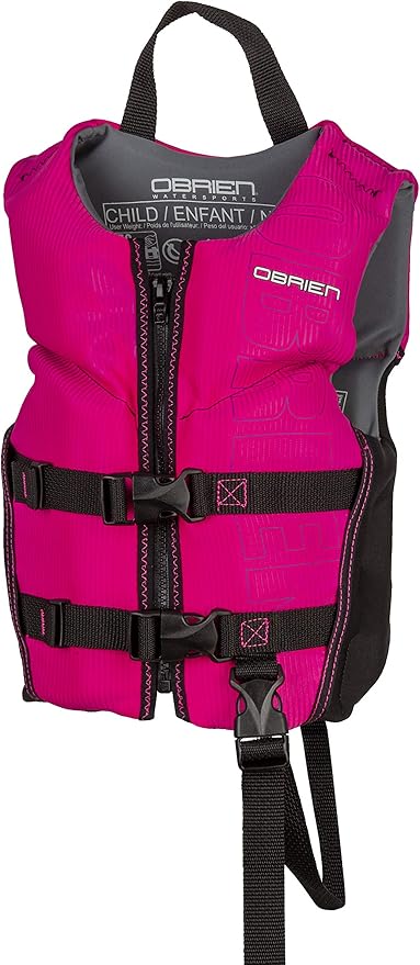 O'Brien Child Flex V-Back CGA Life Jacket, Pink