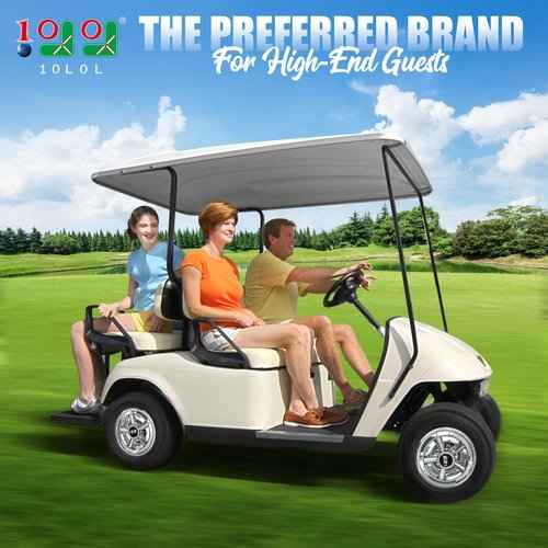 10L0L Universal Golf Cart 8L Ice Chest Cooler with Mounting Bracket, Cooler Box for EZGO&Club Car&Yamaha – 48 Hour Cold Drink Storage 102588101 103886801