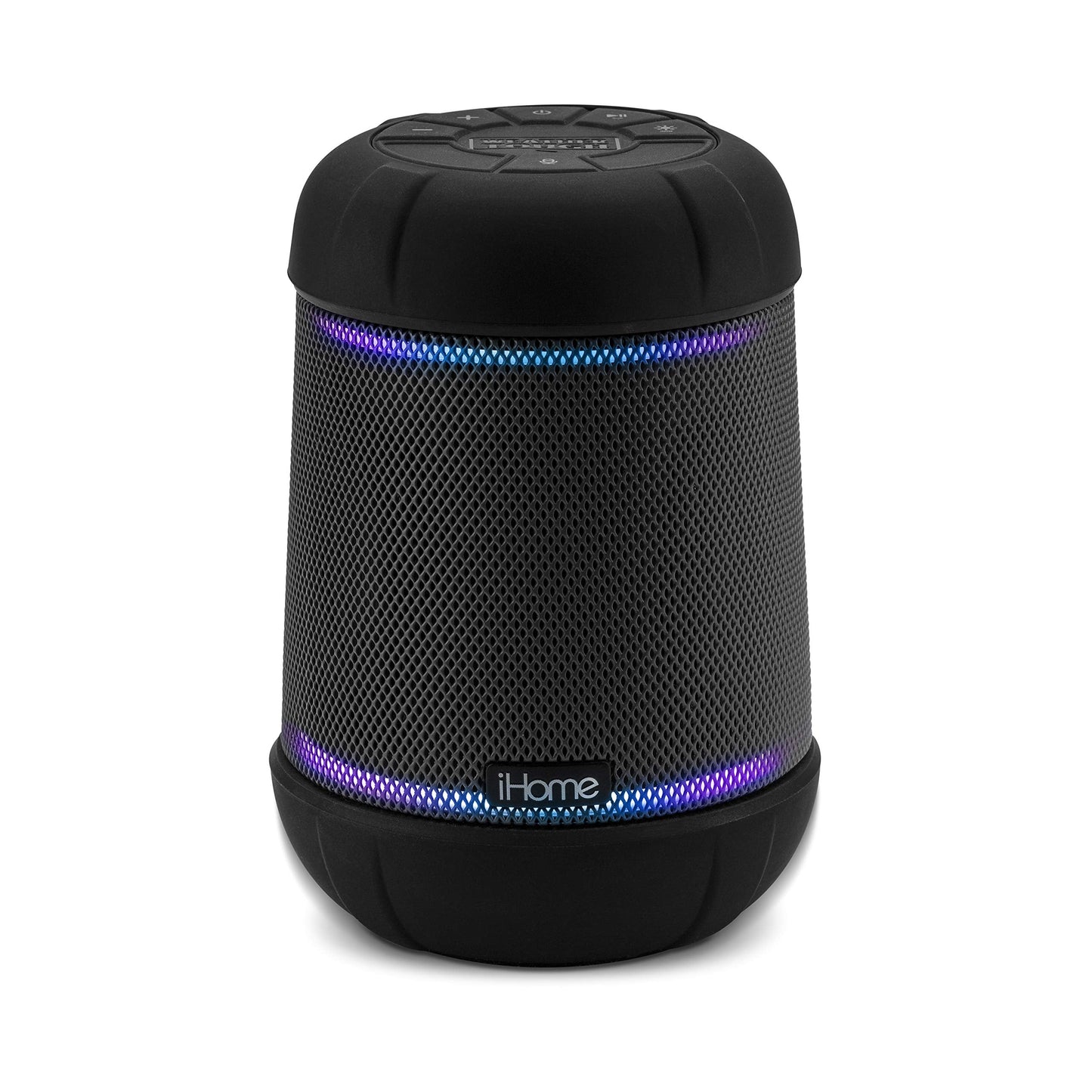 Ihome Ibt158 Smart Bluetooth Speaker - With Color Changing Led Lights - Perfect Portable Audio Device For Parties, Outdoors, And