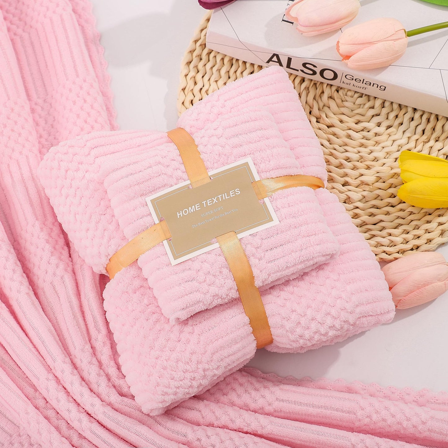 SeanLov Spa Gift Basket for Women,Unique Mom Wife Birthday Mothers Gifts to Relax, Bath Gift Set with Luxury Bath Towels, Mothers Day Gift for Mom Women Girlfriend, get well soon gifts for women