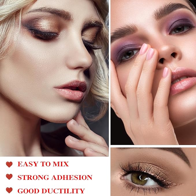 12 Shades Nude Matte Eyeshadow Palette, Shimme Naked Eyeshadow, Natural Flash Waterproof Durable Smoked Professional Makeup With Brush Pearl+Matte