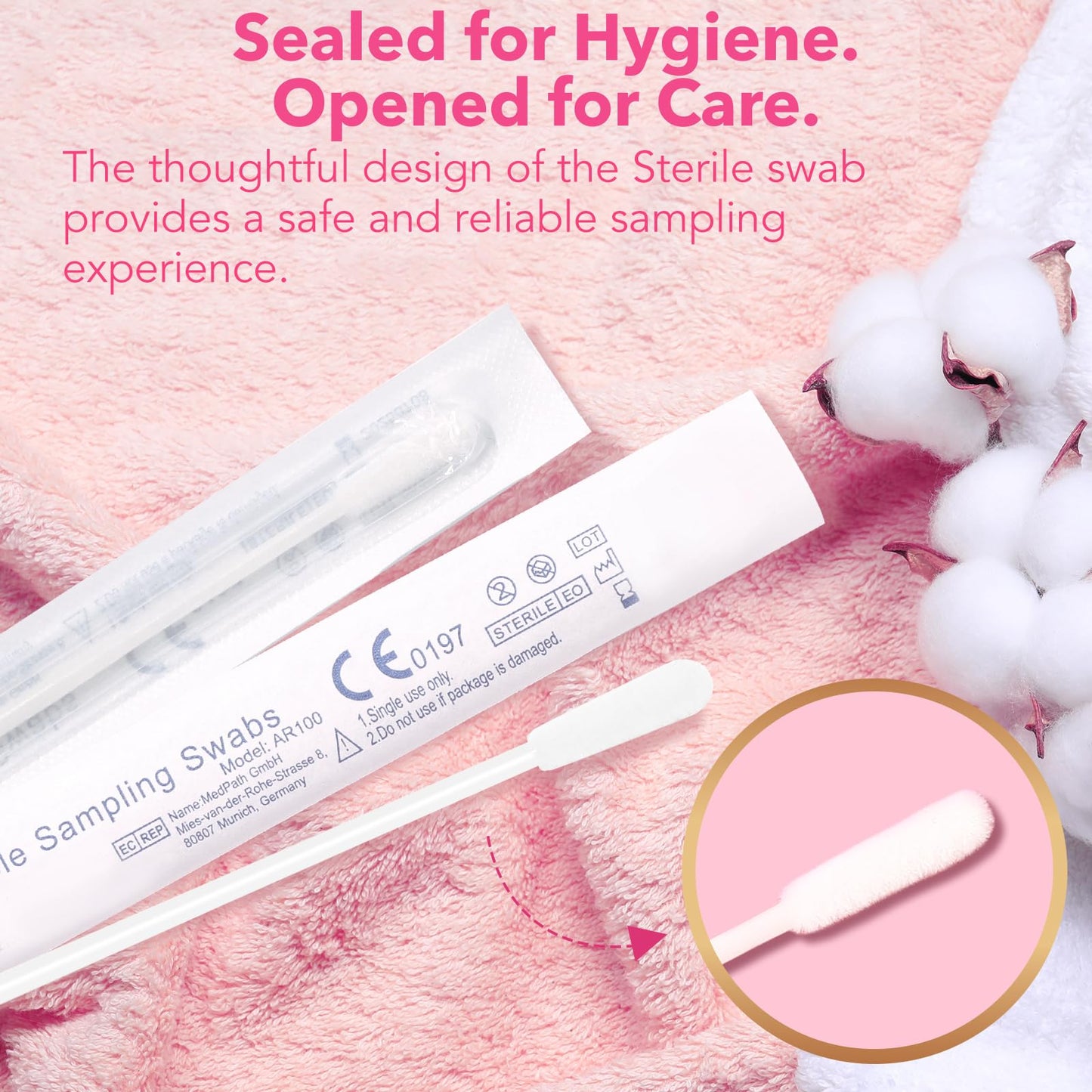 Easy@Home Vaginal pH Test -10 Strips | BV Test Kit at Home for Women | Yeast Infection Test + pH Balance for Women