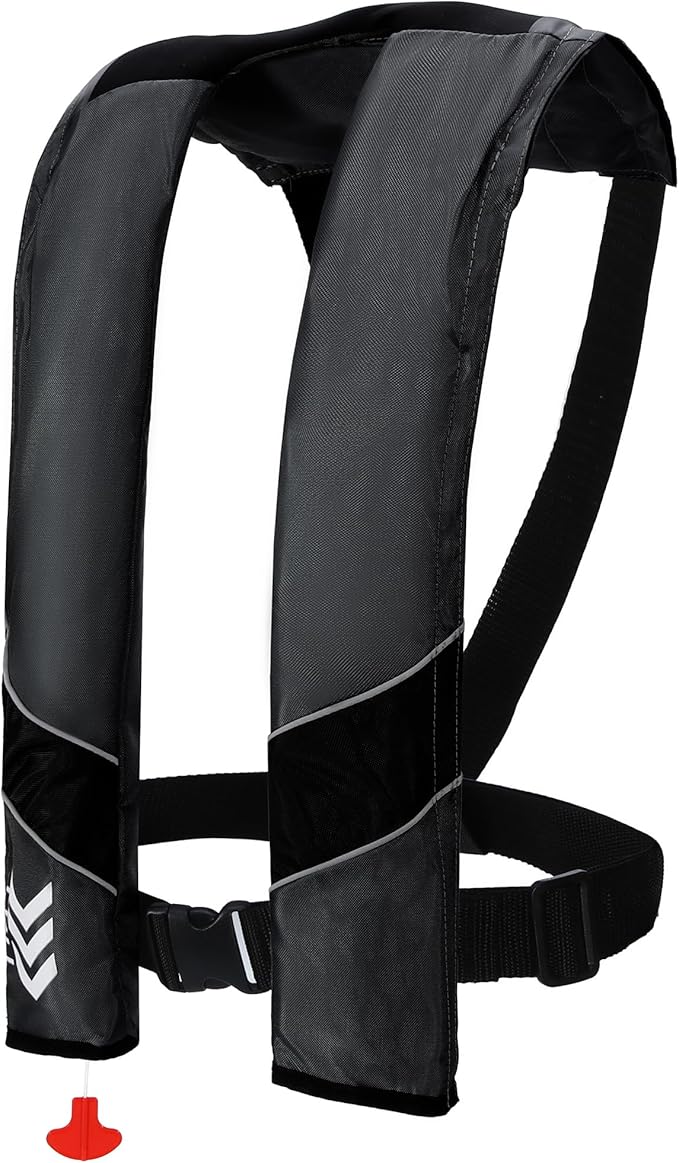 Automatic Inflatable Life Jackets for Adults Life Vests PFD Low Profile Load Capacity Up to 330lbs