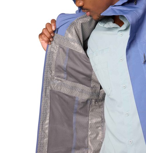 Columbia Men's PFG Mackenzie River Jacket, Bluebell, Large