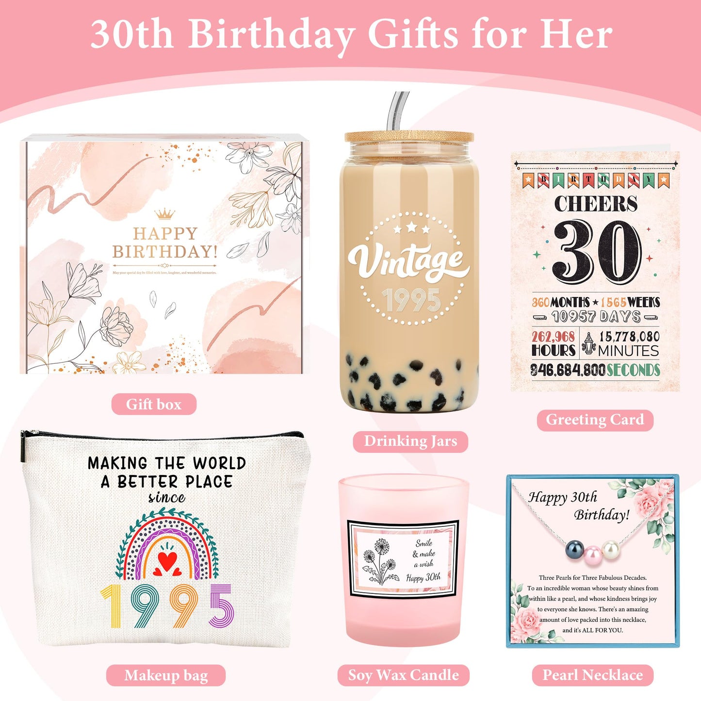 30th Birthday Gifts for Women Cool Gifts for 30 Year Old Woman 30 Gifts for Women 30s Happy 30th Birthday Gift Idea 30 Year Old Birthday Gifts for Woman 30th Birthday Gifts for Her Daughter Female