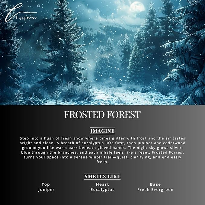 Frosted Forest Carpet Freshener Powder 16 oz | Powerful Odor Eliminator for Home | Upholstery Deodorizer | Carpet Deodorizer | Cat Litter Box