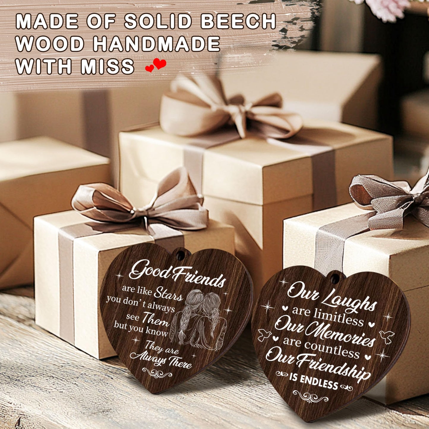 DONBEIDIU Best Friends Picture Frame, Friendship Gifts for Women Christmas, Best Friend Birthday Gift, Friendship Photo Frame 4x6, Graduation Long Distance Gifts for Best Friend Bestie BFF Soul Sister