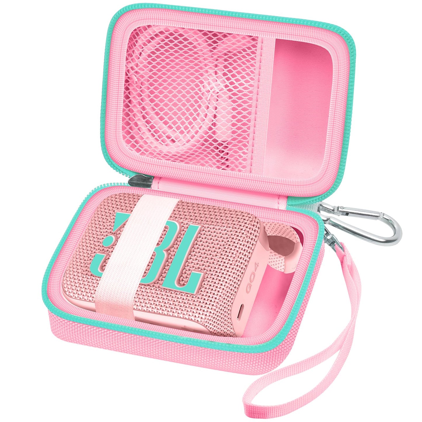 Carrying Case Compatible with JBL Go 4 - Portable Bluetooth Speaker Box Pro Sound, Also for Go 3/Go3 Eco/Go2 Waterproof Mini Wir