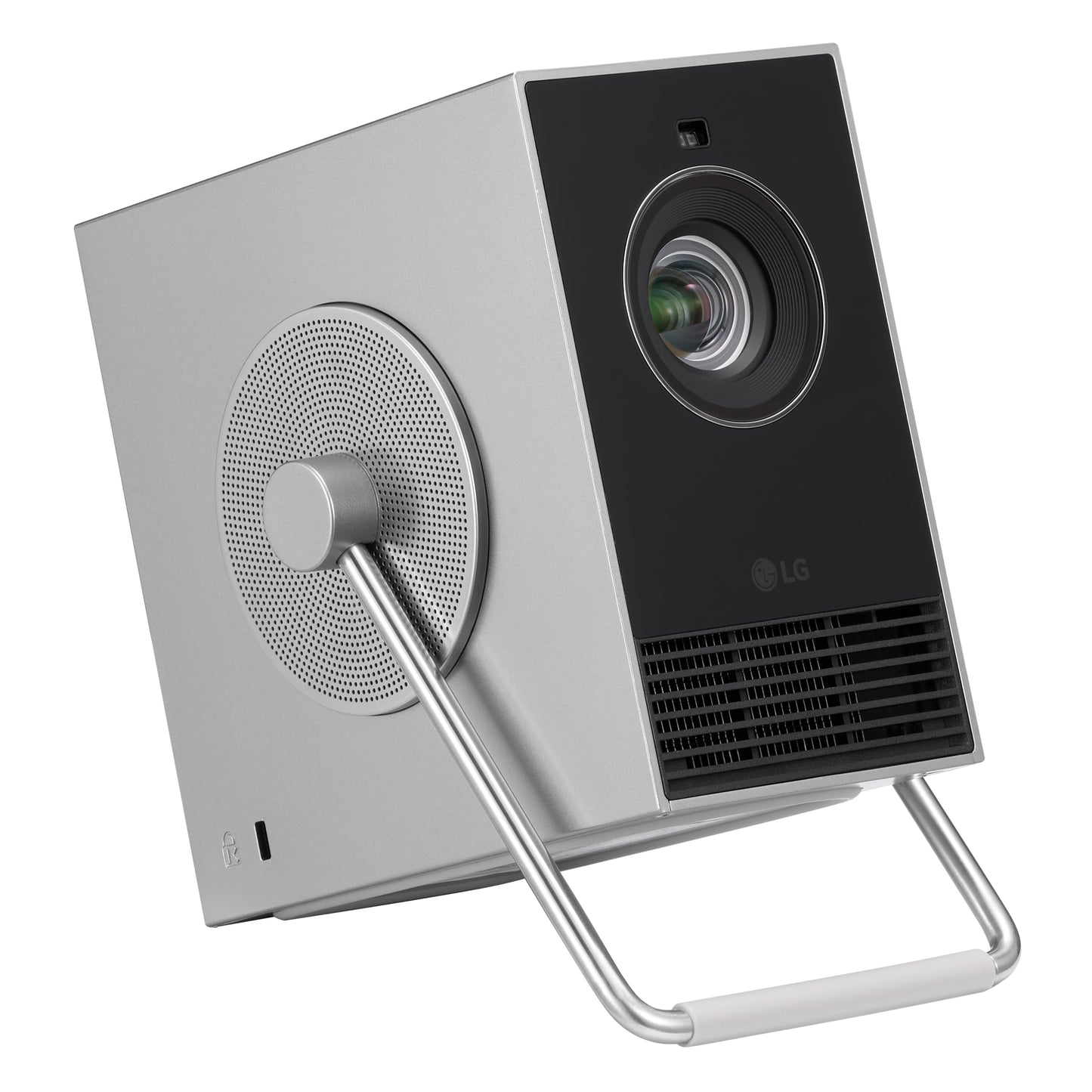 LG CineBeam Q HU710PB 4K Smart Portable Projector with Auto Screen Adjustment, Auto Focus, RGB Laser, Up to 154% DCI-P3, 450,000:1 Contrast Ratio, Built-in Speakers, HDR10, HDMI, USB, HID