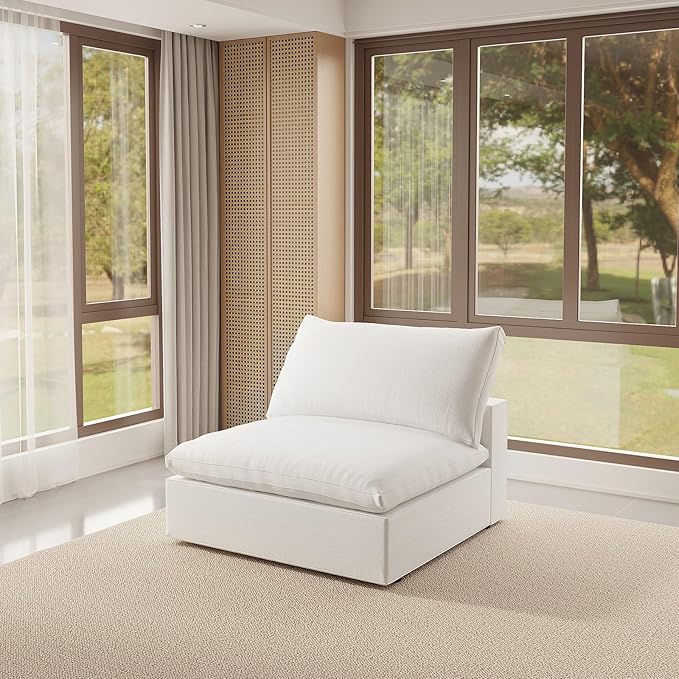 Forest aesthetics Modular Sectional Sofa,Extra Comfty Deep-Seat-Filled Couch, Modern Couches for Living Room,Apartment,Office,Small Space