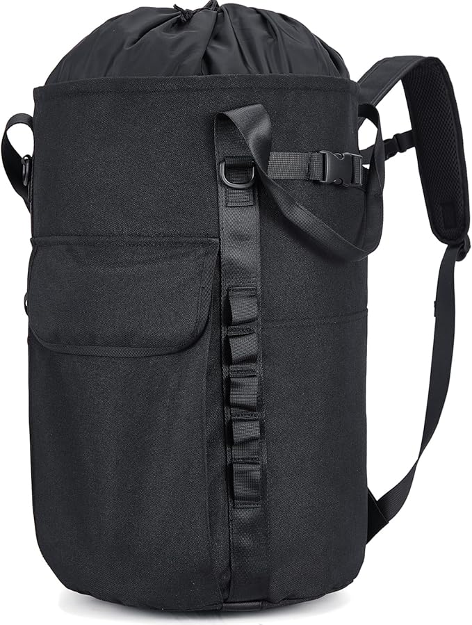 PAMLIAPY Arborist Rope Bag, 35L Tree Climbing Rope Bag, Arborist Equipment Bucket Backpack, Arborist Gear Carrier Bag with...
